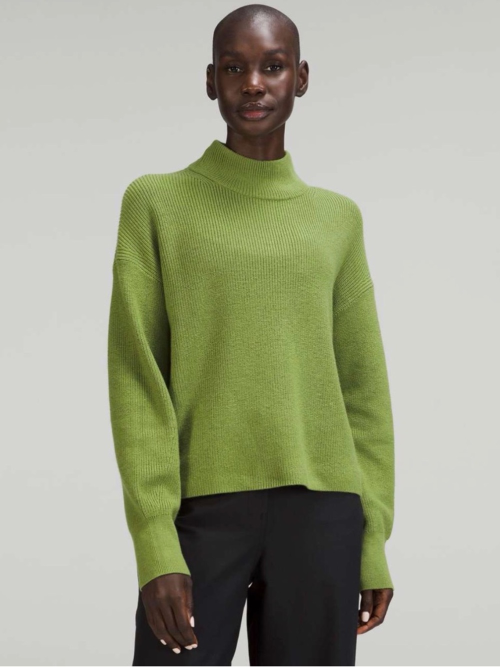 Lululemon Merino Wool Blend Ribbed Sweater